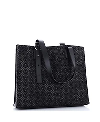 Pre-Owned Loewe Horizontal Buckle Handle Tote Anagram Jacquard