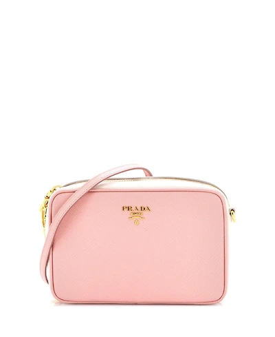 Pre-Owned Prada Small Chain Camera Bag Saffiano Leather