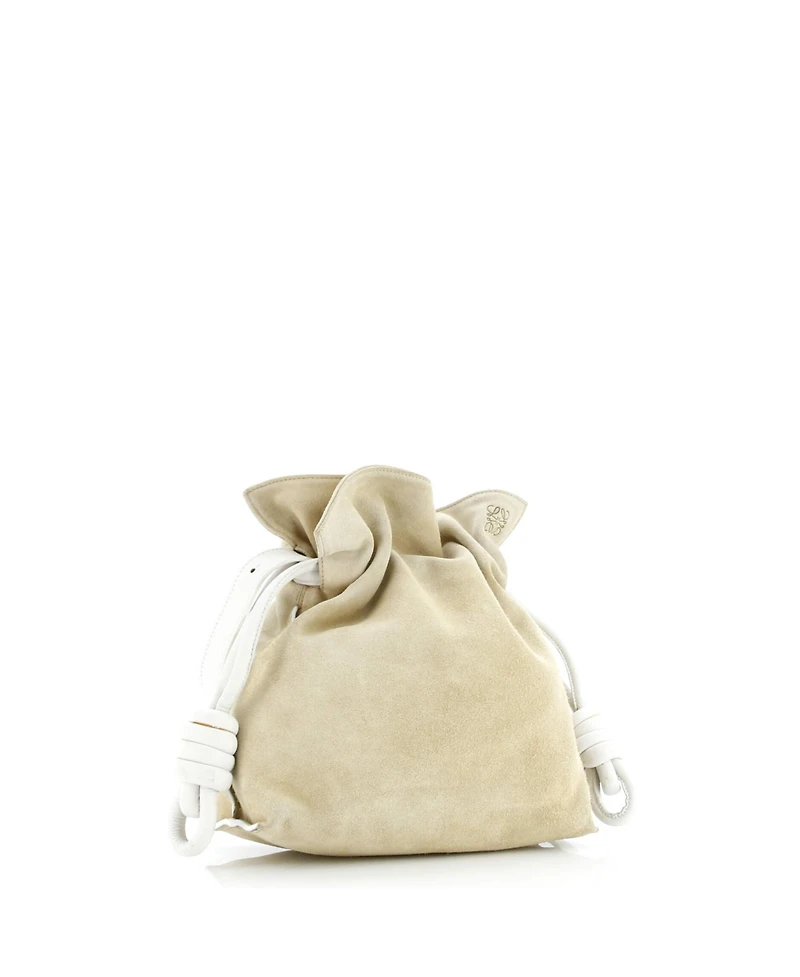 Pre-Owned Loewe Small Flamenco Knot Bag Suede