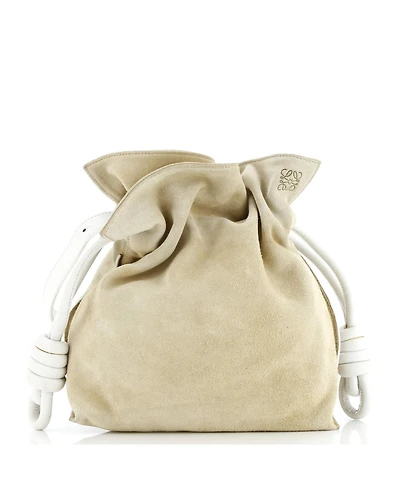 Pre-Owned Loewe Small Flamenco Knot Bag Suede