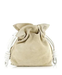 Pre-Owned Loewe Small Flamenco Knot Bag Suede