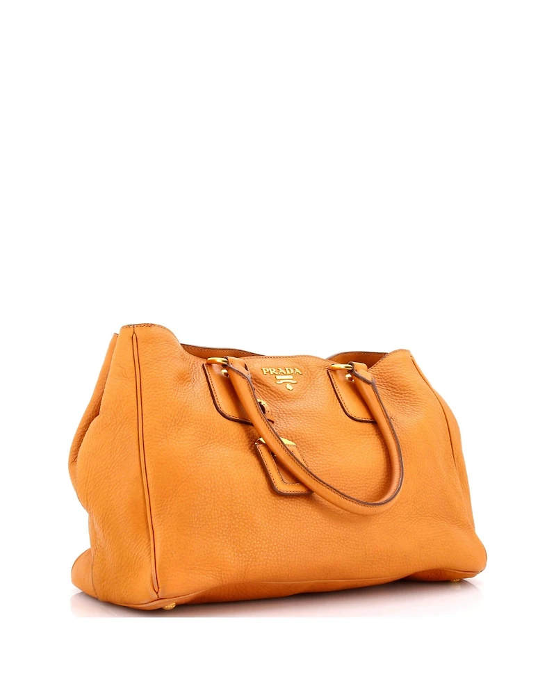 Pre-Owned Prada Large Convertible Shopper Tote Vitello Daino