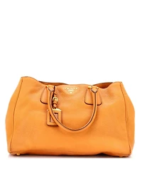 Pre-Owned Prada Large Convertible Shopper Tote Vitello Daino