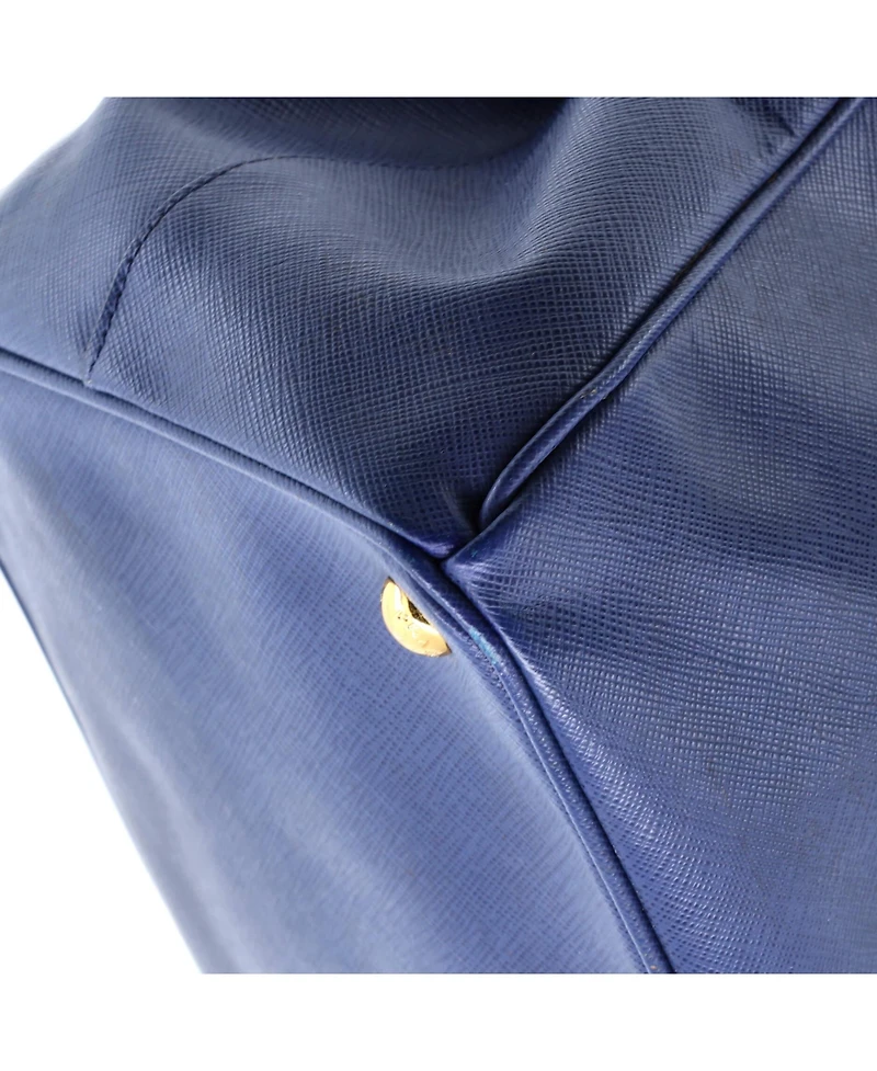 Pre-Owned Prada Large Double Zip Lux Tote Saffiano Leather