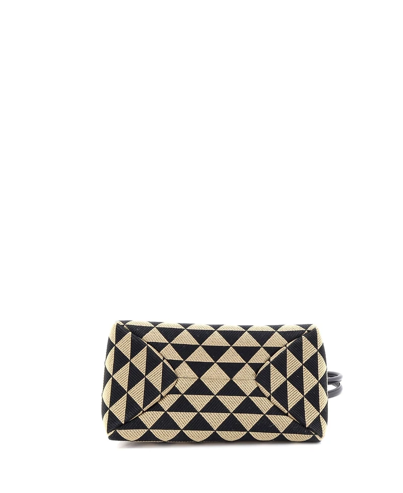 Pre-Owned Prada Small Symbole Shoulder Bag Jacquard