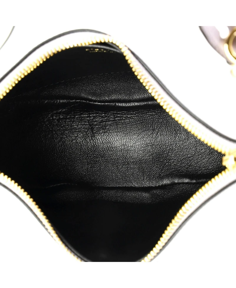 Pre-Owned Prada Arque Half Moon Hobo Leather