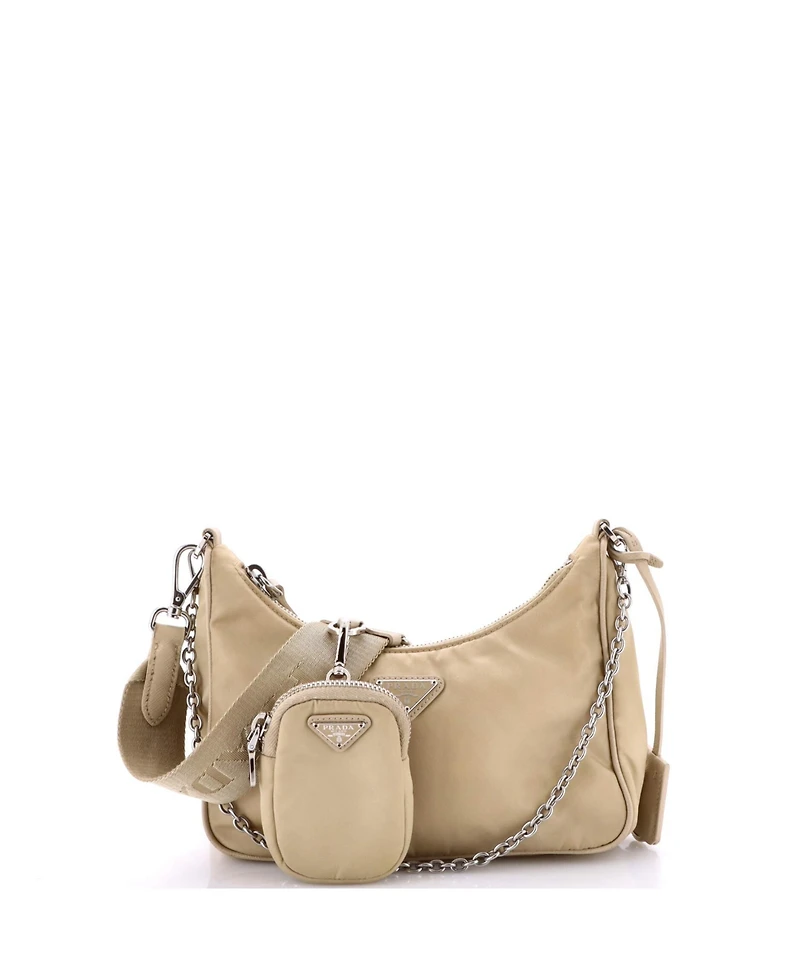 Pre-Owned Prada Small Re-Edition 2005 Shoulder Bag Tessuto