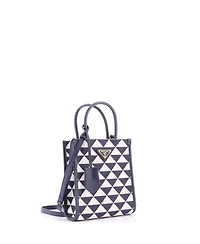 Pre-Owned Prada Mini Symbole Shopper Tote Jacquard