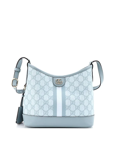 Pre-Owned Gucci Small Ophidia Open Bucket Bag Gg Coated Canvas with Leather