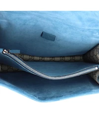 Pre-Owned Gucci Medium Dionysus Bag Embellished Gg Coated Canvas