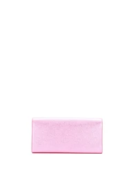 Pre-Owned Saint Laurent Long Classic Monogram Clutch Metallic Calfskin