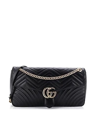 Pre-Owned Gucci Maxi Gg Marmont Flap Bag Matelasse Leather