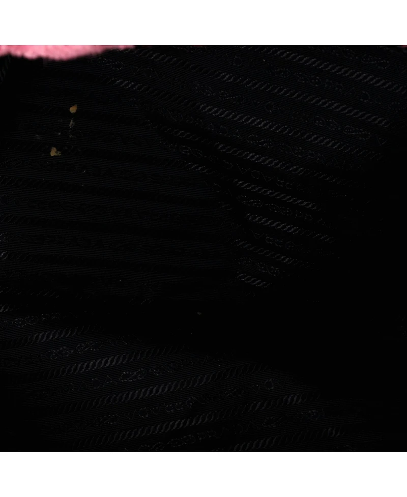 Pre-Owned Prada Logo Tote Terry Cloth