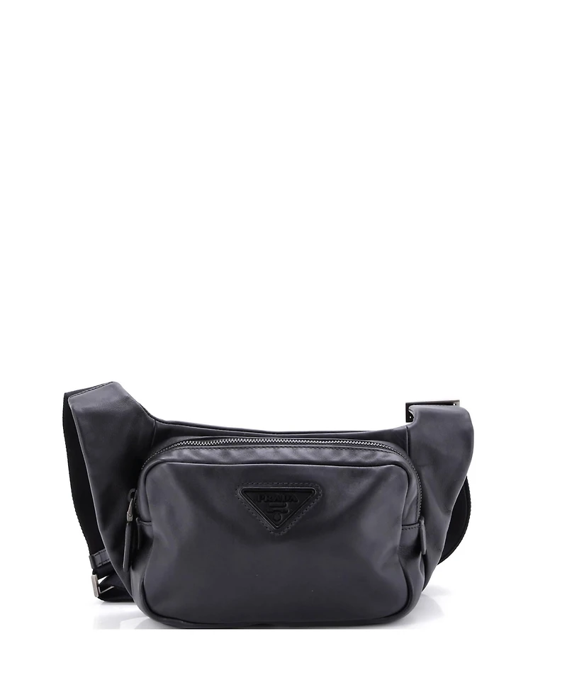 Pre-Owned Prada Front Pocket Belt Bag Vitello Daino