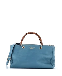 Pre-Owned Gucci Medium Bamboo Shopper Tote Leather