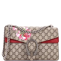Pre-Owned Gucci Dionysus Bag Blooms Print Gg Coated Canvas