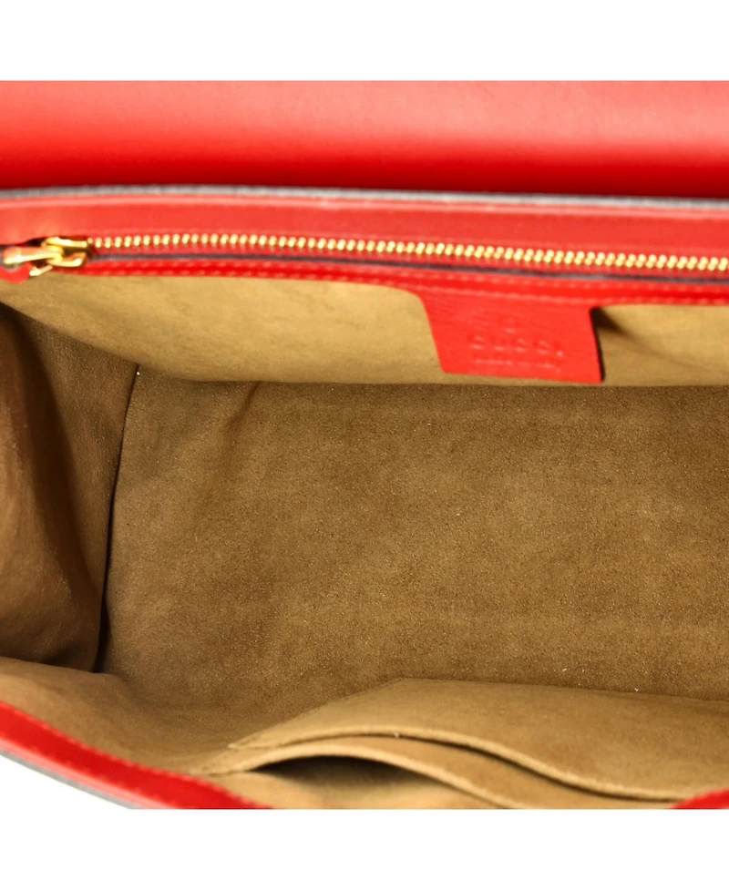 Pre-Owned Gucci Medium Padlock Shoulder Bag Gg Coated Canvas and Leather