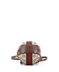 Pre-Owned Gucci Mini Ophidia Basketball Bag Gg Coated Canvas