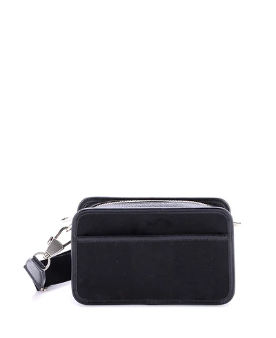 Pre-Owned Gucci Mini Camera Bag Jumbo Gg Canvas