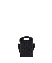 Pre-Owned Gucci Mini Top Handle Crossbody Bag Gg Matelasse Leather