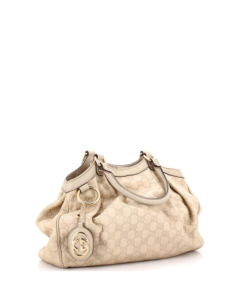 Pre-Owned Gucci Medium Sukey Tote Guccissima Leather