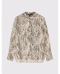 Whistles Women's Zebra Button Through Shirt
