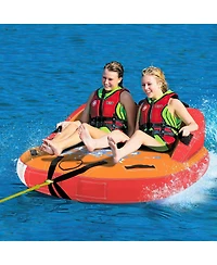 Hongge 2 Person Inflatable Towable Tubes for Boating.