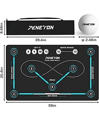 peneyon Hockey Training Mat | Indoor/Outdoor Field Hockey Equipment for All Ages,Anti-Slip and Quiet Surface,The for Hockey Training Enthusiasts