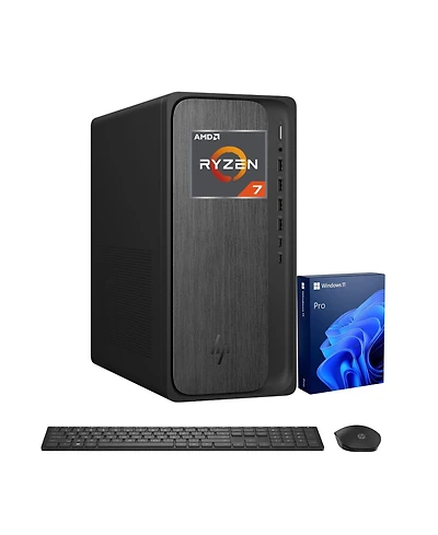Hp OmniDesk Tower Desktop Amd Ryzen 7 16GB Ram Amd Radeon Graphics 2TB Ssd Storage Windows 11 Pro