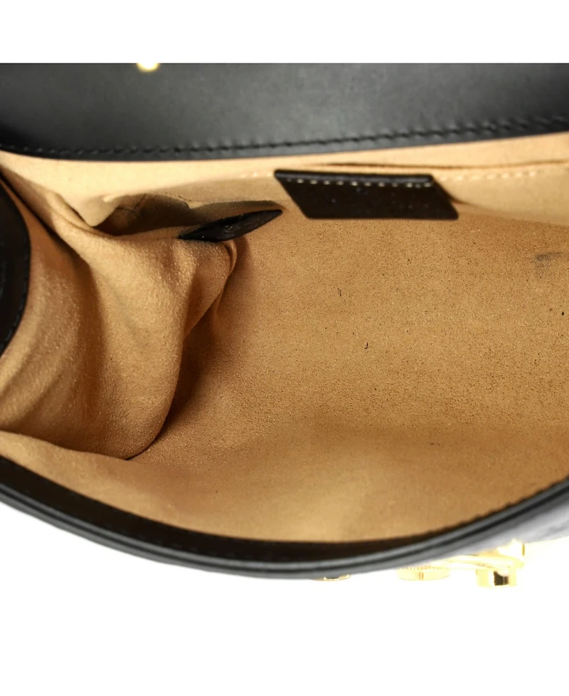 Pre-Owned Gucci Small Padlock Shoulder Bag Guccissima Leather