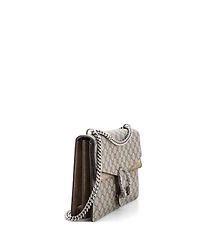 Pre-Owned Gucci Medium Dionysus Bag Gg Coated Canvas