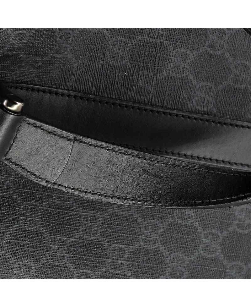 Pre-Owned Gucci Large Zip Weekender Tote Gg Coated Canvas