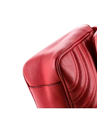 Pre-Owned Gucci Small Gg Marmont Flap Bag Matelasse Leather