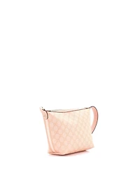Pre-Owned Gucci Super Mini Ophidia Zip Shoulder Bag Gg Coated Canvas