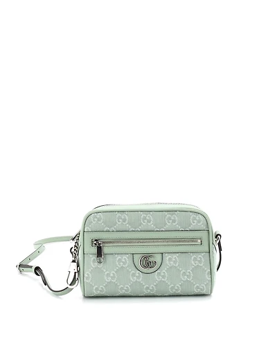 Pre-Owned Gucci Mini Ophidia Shoulder Bag Gg Canvas