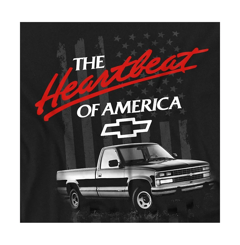 Corvette Men's Chevrolet Heartbeat Of America T-Shirt