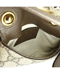 Pre-Owned Gucci Blondie Nm Card Case Wallet with Strap Gg Coated Canvas