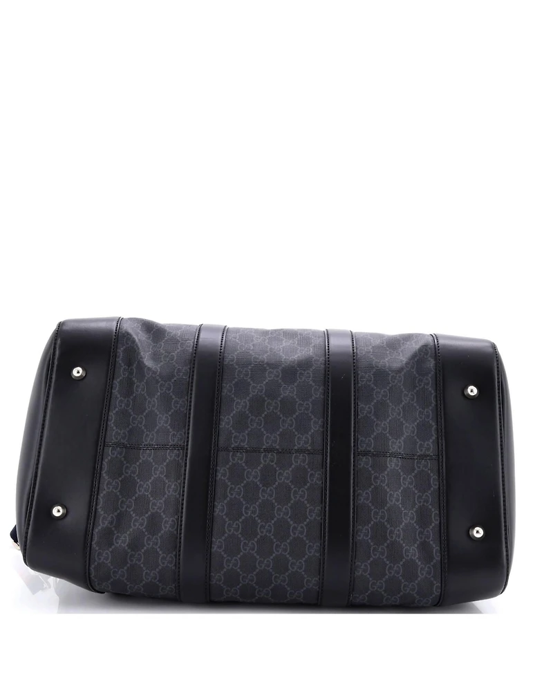 Pre-Owned Gucci Medium Convertible Duffle Bag Gg Coated Canvas