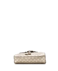 Pre-Owned Gucci Medium Emily Chain Flap Bag Guccissima Leather
