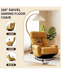 Rainsken 360° Swivel Floor Lounger Chair