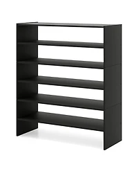 Sugift Six Tier Shoe Rack with Anti Tipping Design for Entryway