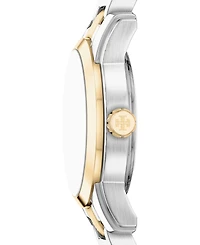 Tory Burch Women's The Miller Round Small Quartz Three-Hand Two-Tone Stainless Steel Watch, 28mm
