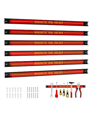 Sugift 18 Inch Magnetic Tool Holder Strip with Mounting Screws