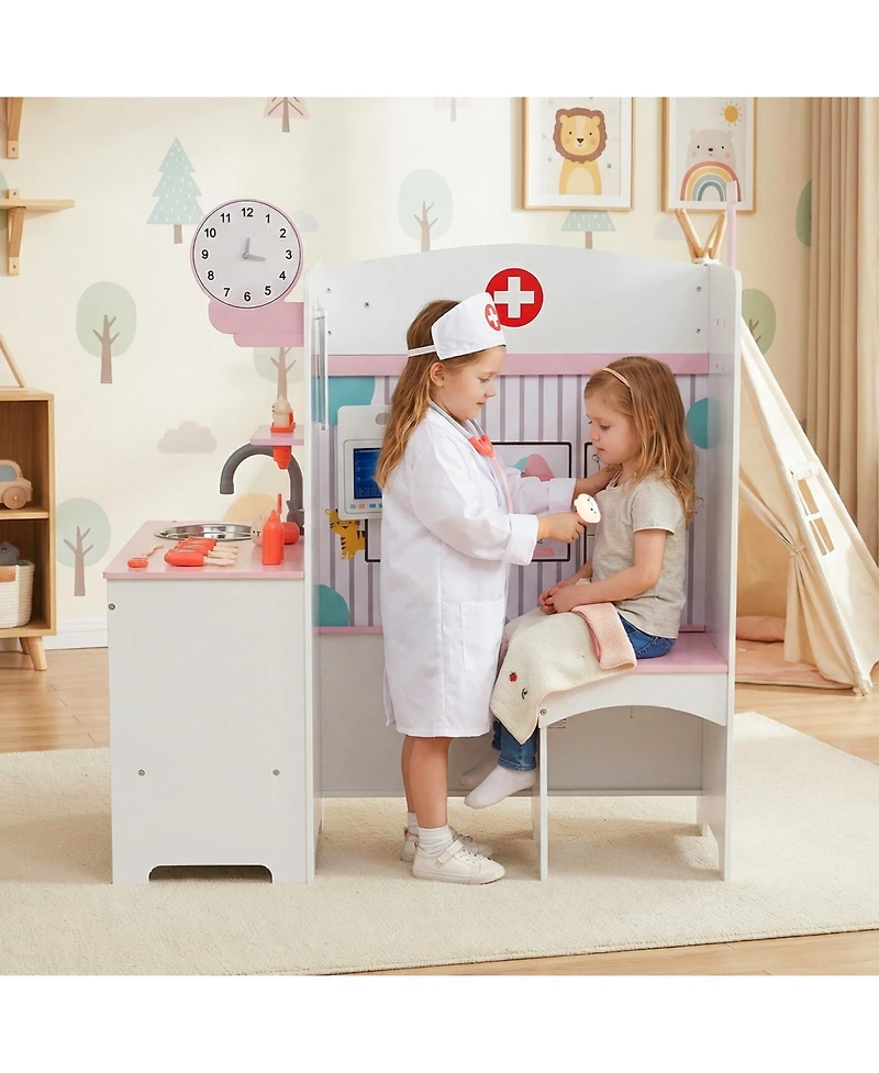 Mecale Kids' Adjustable Height Doctor Play Set