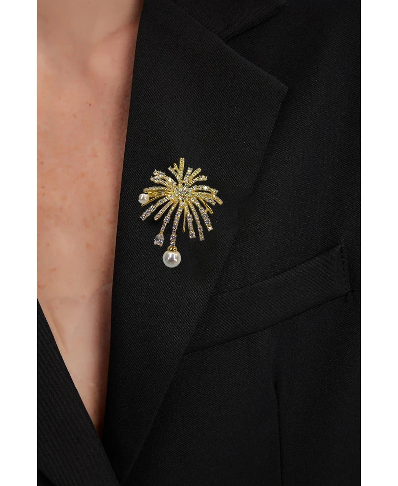 Classicharms Pave Firework Multi Way Brooch Pendant