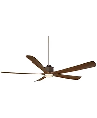 Casa Vieja 60" Hex and Koa Led Ceiling Fan with Remote
