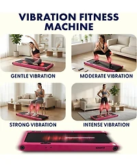 Squatz 2-in-1 Walking Pad Treadmill with Vibration Plates (SQWPVH15PK)