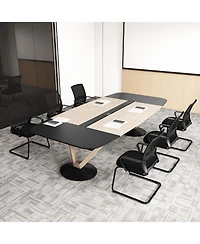 Sugift Office Guest Chair with Lumbar Support for Waiting Areas