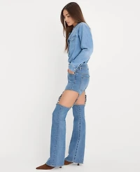 Good American Women's High-Rise Bootcut Jeans
