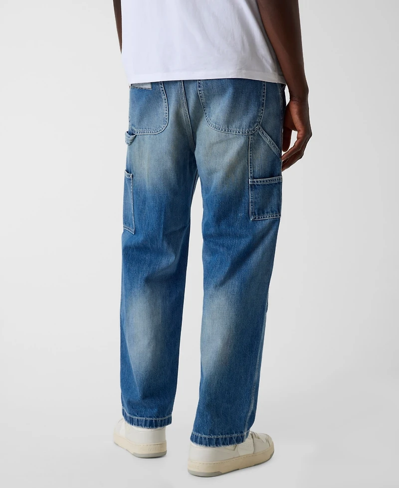 Guess Men's Relaxed-Fit Wide Leg Jeans